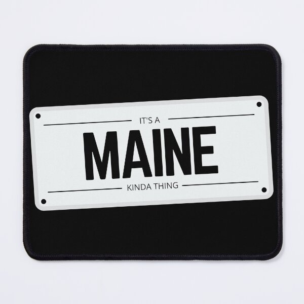 Item preview, Its a MAINE kinda thing number plate designed and sold by 133DandC.