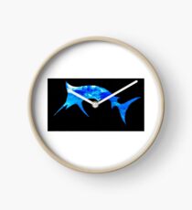 Blue Marlin Clock