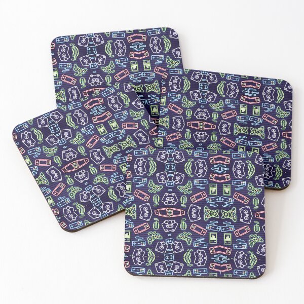 Item preview, Gaming stuff neon light pattern designed and sold by Nemesiscrowd.