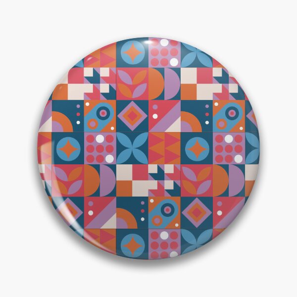 Item preview, Simple Geometric Pattern Red and Blue designed and sold by Pavnud.