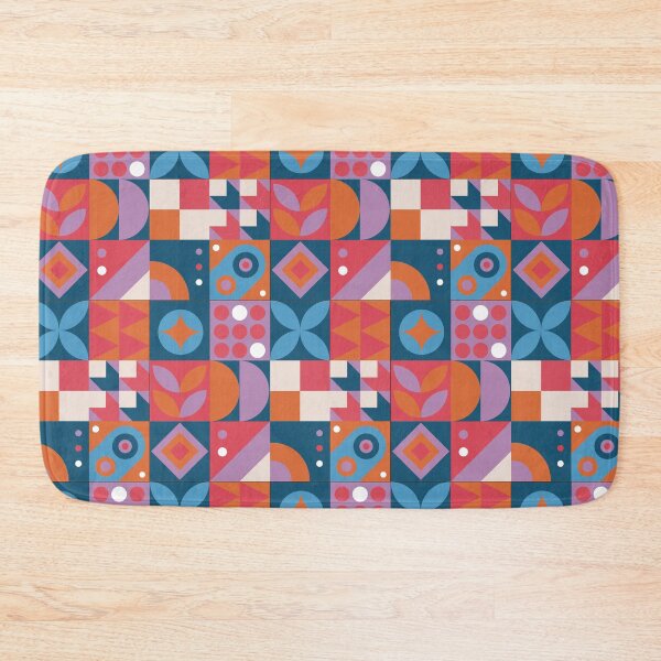 Item preview, Simple Geometric Pattern Red and Blue designed and sold by Pavnud.