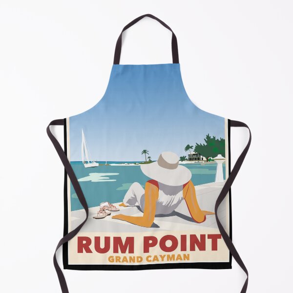 Item preview, Rum Point, Cayman Islands print designed and sold by nincompoop-art.