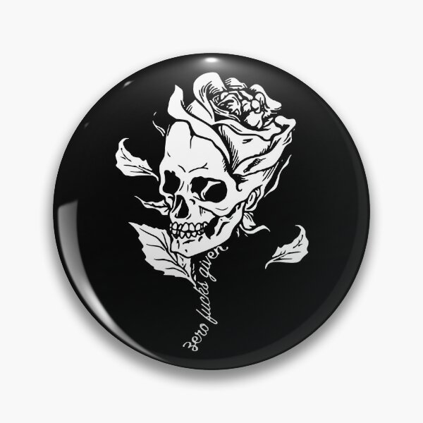 Item preview, Skull Rose Zero Lucks Given Vintage designed and sold by ChristYoung90.