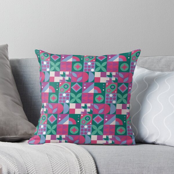 Item preview, Simple Geometric Pattern Pink and Green designed and sold by Pavnud.