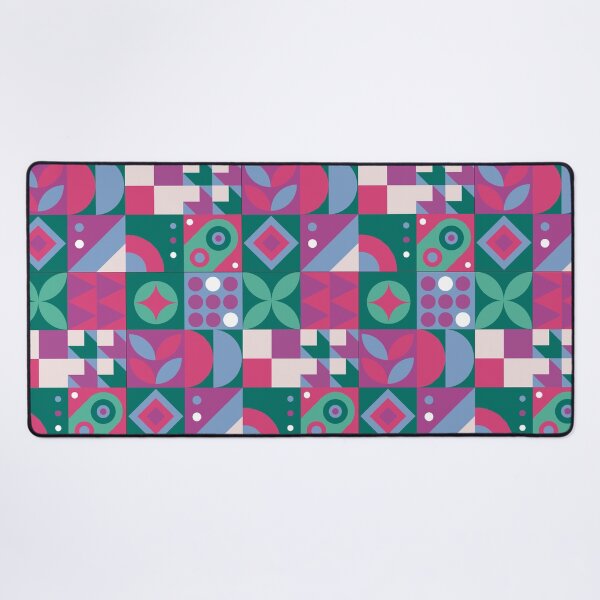 Item preview, Simple Geometric Pattern Pink and Green designed and sold by Pavnud.