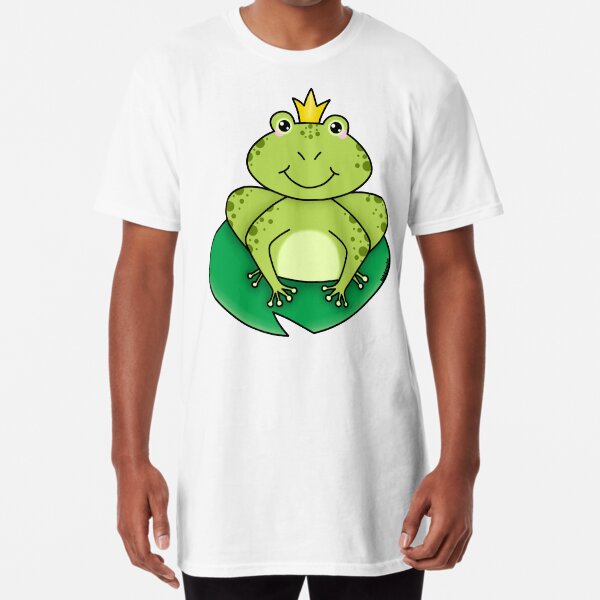 Vista previa del artículo con la obra «King Frog», diseñado y vendido por rainbowcho.