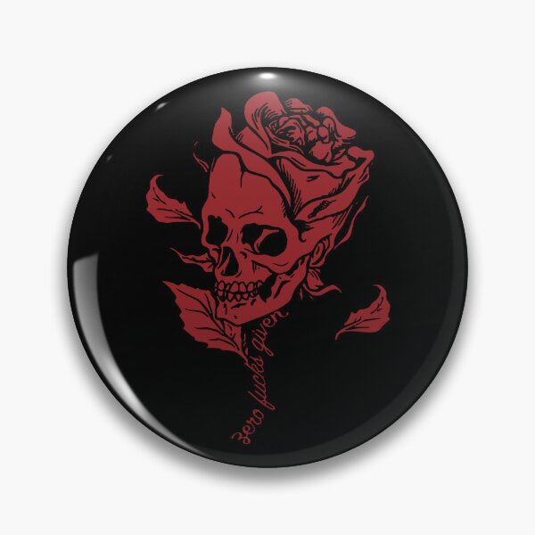 Item preview, Skull Rose Zero Lucks Given Vintage designed and sold by ChristYoung90.