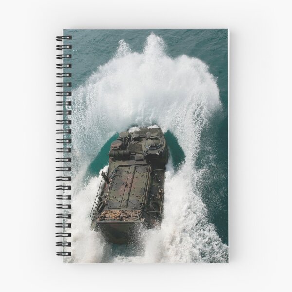 Item preview, STK106375M-U.S. Marines drive an assault amphibious vehicle in the Pacific Ocean. designed and sold by StocktrekImages.