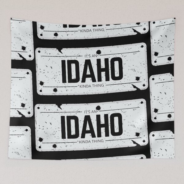 Item preview, Its an IDAHO kinda thing number plate distressed designed and sold by 133DandC.