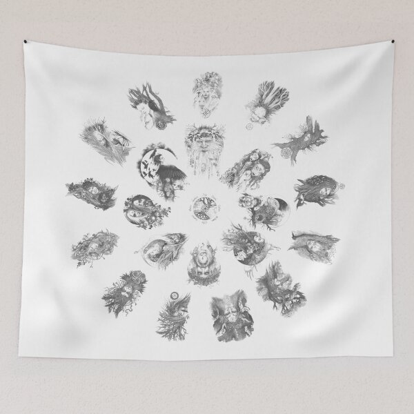 Item preview, Sacred Days of the Pagan Year designed and sold by nomeart.