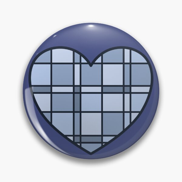 Item preview, Blue check and heart pattern design designed and sold by SunriseD.