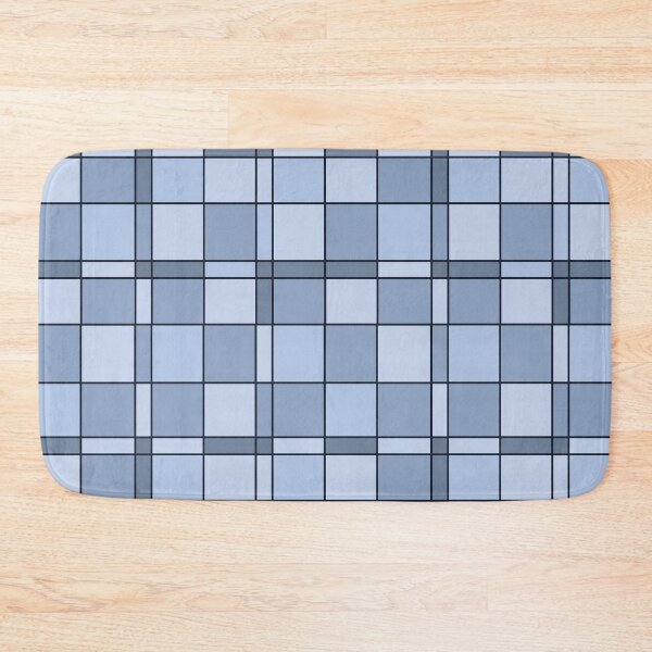 Item preview, Blue check and heart pattern design designed and sold by SunriseD.