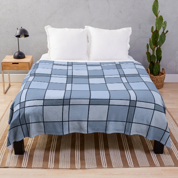 Item preview, Blue check and heart pattern design designed and sold by SunriseD.