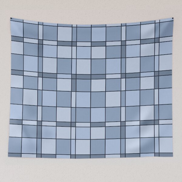 Item preview, Blue check and heart pattern design designed and sold by SunriseD.