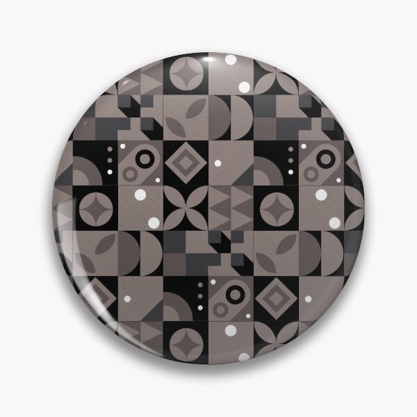 Item preview, Geometric Pattern Black, Brown and Gray designed and sold by Pavnud.