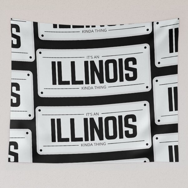 Item preview, Its an ILLINOIS kinda thing number plate  designed and sold by 133DandC.