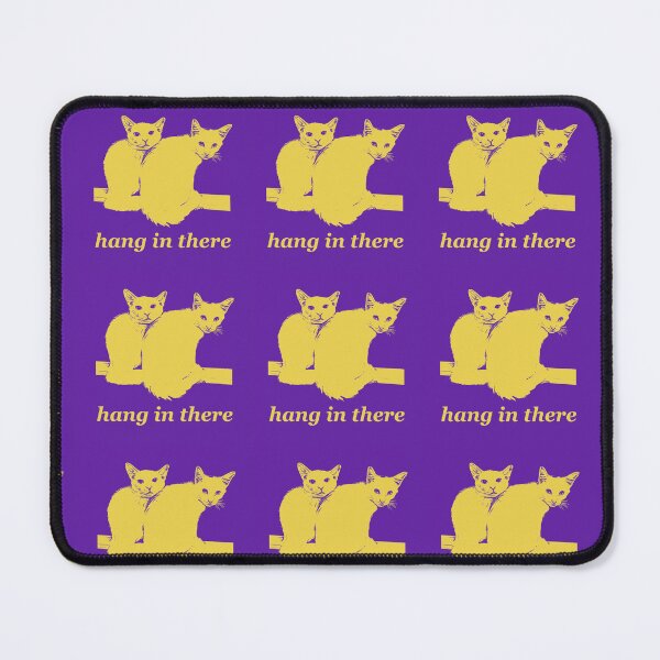 Item preview, Hang in there (double cats) designed and sold by IrisAndSeb.