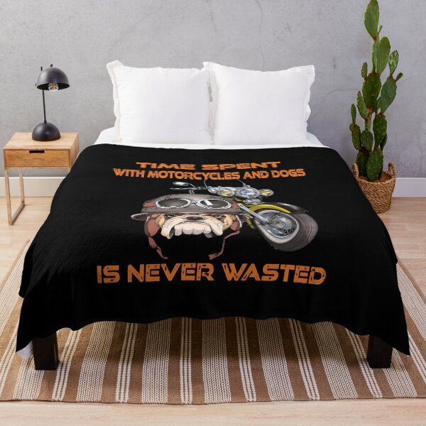 Item preview, Time Spent With Motorcycles And Dogs Is Never Wasted designed and sold by david parry.