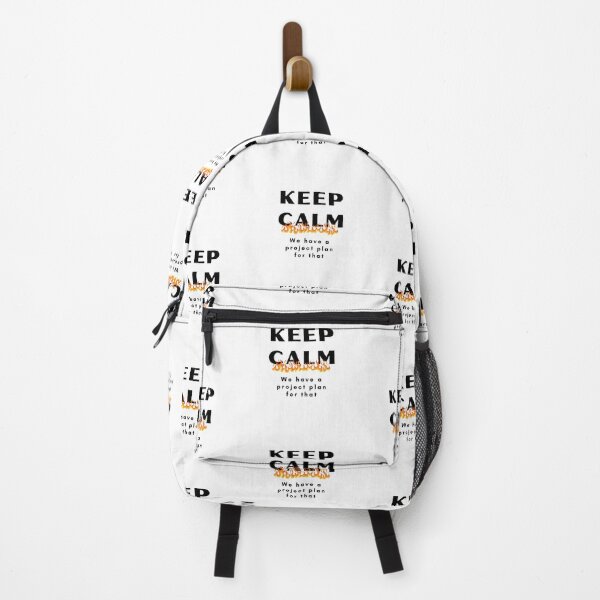 Item preview, Keep Calm Project manager project plan on Fire designed and sold by Awesomefamily.