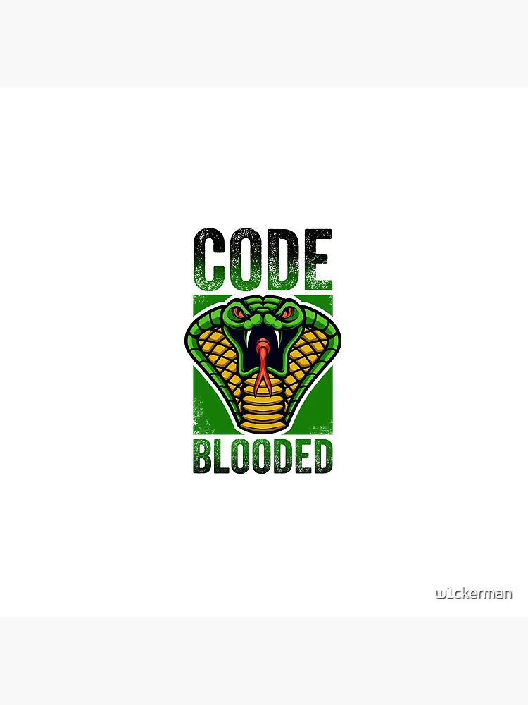 Thumbnail 3 of 3, Pin, CODE BLOODED Javascript Python coder designed and sold by w1ckerman.