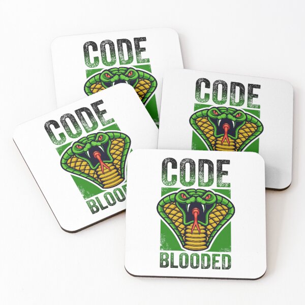 Item preview, CODE BLOODED Javascript Python coder  designed and sold by w1ckerman.