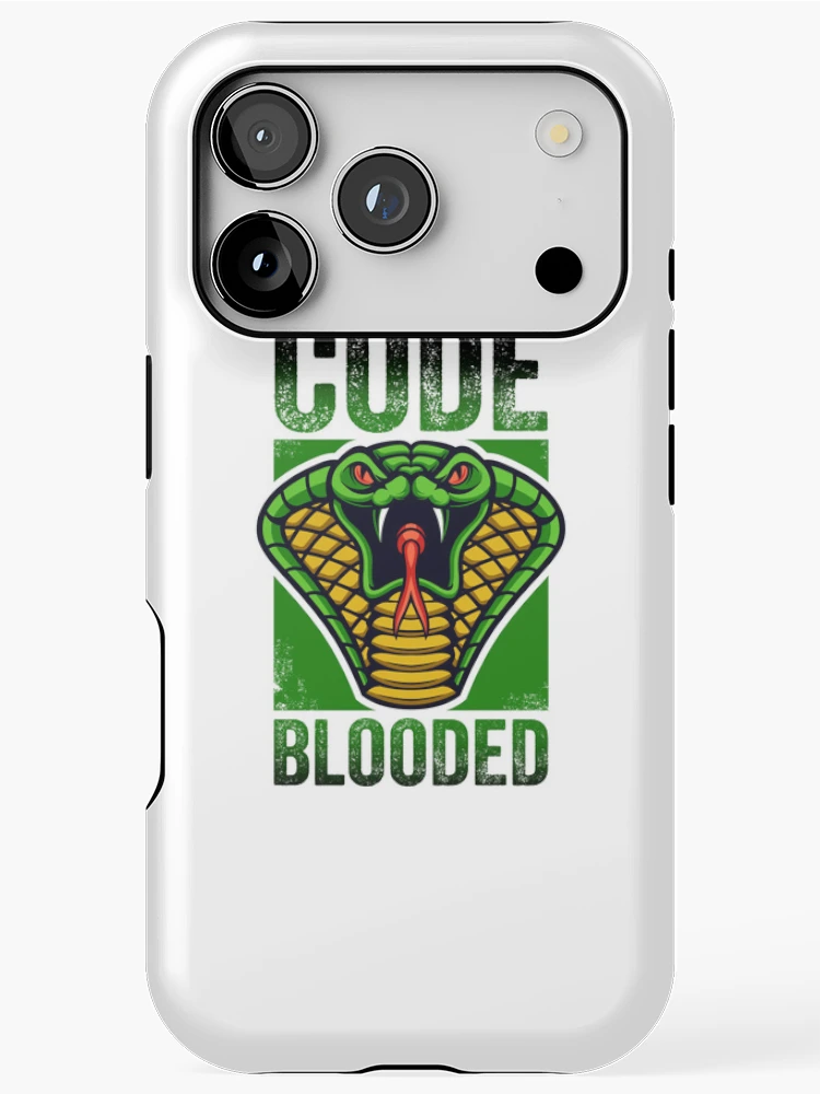 Thumbnail 1 of 4, iPhone Case, CODE BLOODED Javascript Python coder designed and sold by w1ckerman.