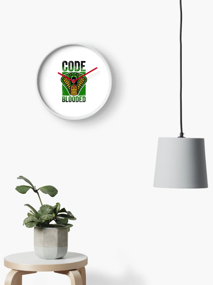 Thumbnail 2 of 4, Clock, CODE BLOODED Javascript Python coder  designed and sold by w1ckerman.