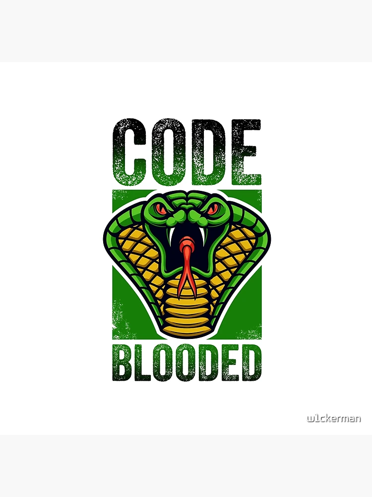 Thumbnail 2 of 2, Tote Bag, CODE BLOODED Javascript Python coder designed and sold by w1ckerman.
