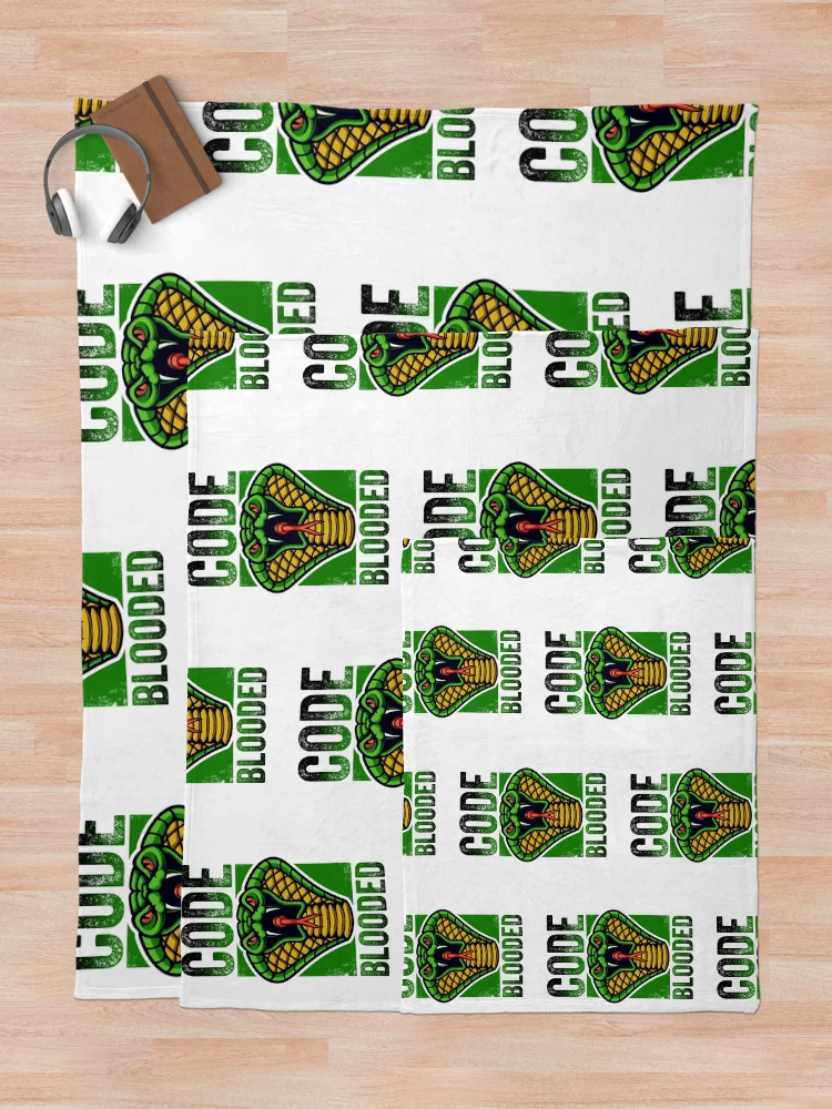 Thumbnail 5 of 6, Throw Blanket, CODE BLOODED Javascript Python coder designed and sold by w1ckerman.