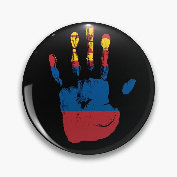 Item preview, Hand Mongolia Flag Palm designed and sold by rafaeltto.