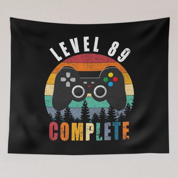Item preview, Level 89 Complete Retro Vintage 89th Birthday Gift For Gamer designed and sold by PansyBoyd.