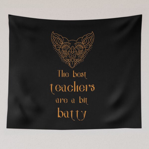 Item preview, The Best Teachers Are A Bit Batty. Funny Teacher`s Halloween Bat designed and sold by Rebel-Design.