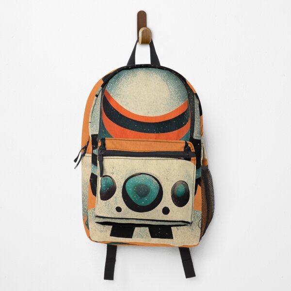 Item preview, Retro Halloween Robot 003 • Cute Custom Kids Halloween Art Series designed and sold by Lulus-Art.