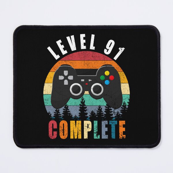Item preview, Level 91 Complete Retro Vintage 91st Birthday Gift For Gamer designed and sold by PansyBoyd.