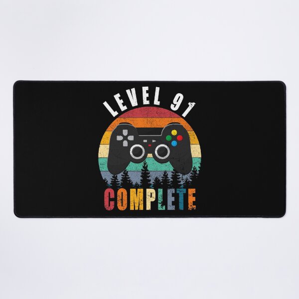 Item preview, Level 91 Complete Retro Vintage 91st Birthday Gift For Gamer designed and sold by PansyBoyd.