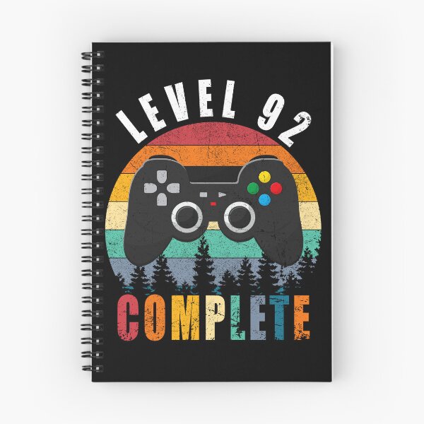 Item preview, Level 92 Complete Retro Vintage 92nd Birthday Gift For Gamer designed and sold by PansyBoyd.