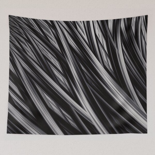 Item preview, Brush Abstract Black And White designed and sold by Pratik Dodiya.