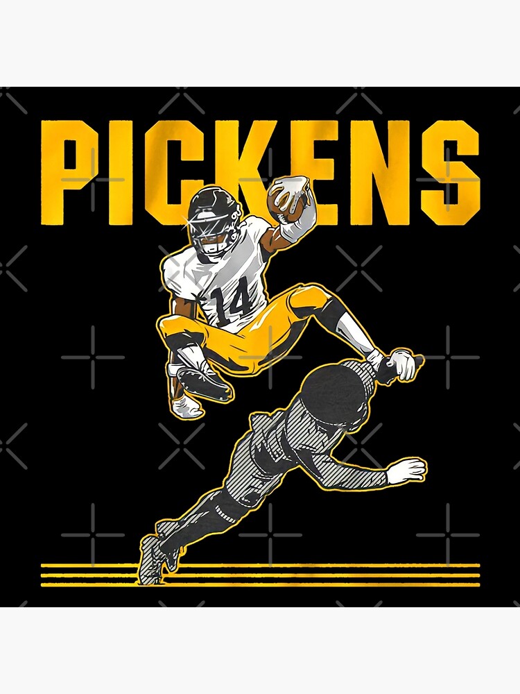 Pretty George Pickens Football Paper Poster Steelers 6 Oversized T