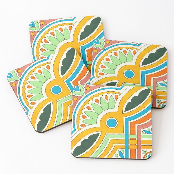 Item preview, Colourful Tile Repeat Pattern designed and sold by SemDesigns1.