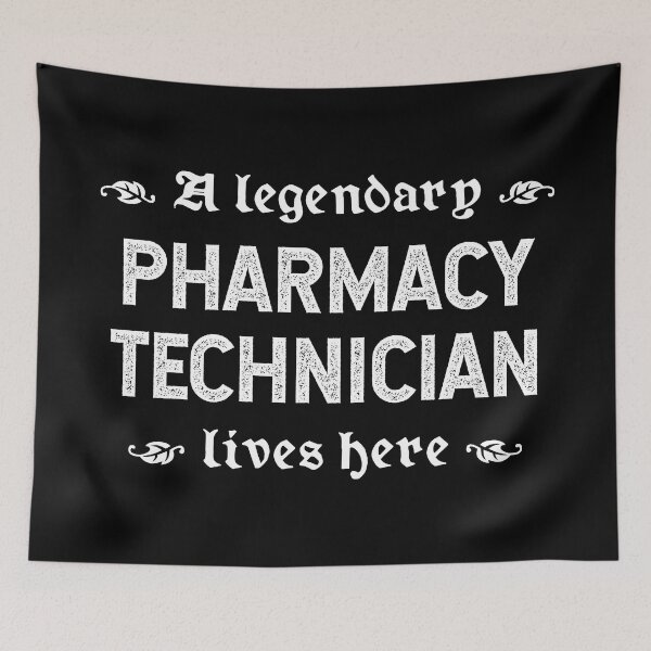 Item preview, A Legendary Pharmacy Technician Lives Here designed and sold by TimespunThreads.