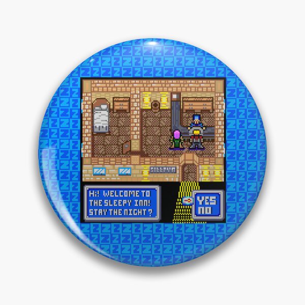 Item preview, RPG Inn Relaxing Nostalgia Pixel Gamer Sleepy YES designed and sold by SAB-CA.