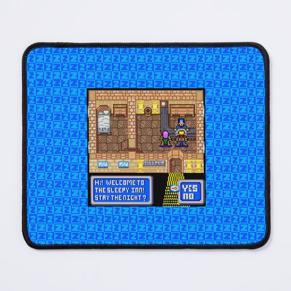 Item preview, RPG Inn Relaxing Nostalgia Pixel Gamer Sleepy YES designed and sold by SAB-CA.