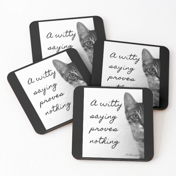 Item preview, A witty saying proves nothing. Voltaire designed and sold by LifeWisdom.