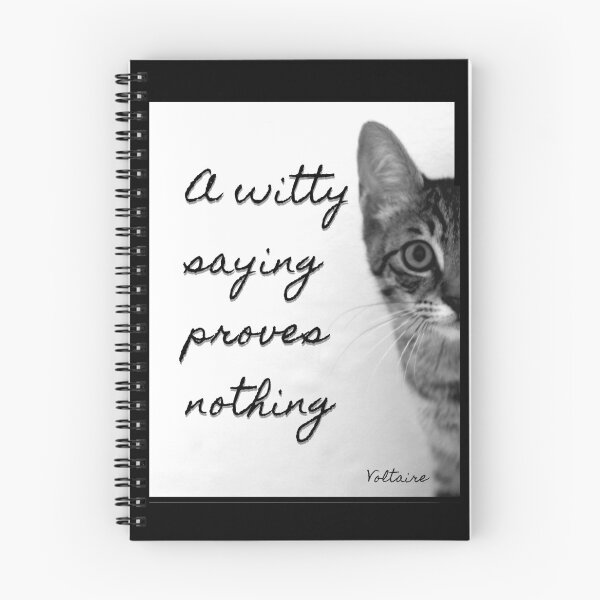 Item preview, A witty saying proves nothing. Voltaire designed and sold by LifeWisdom.