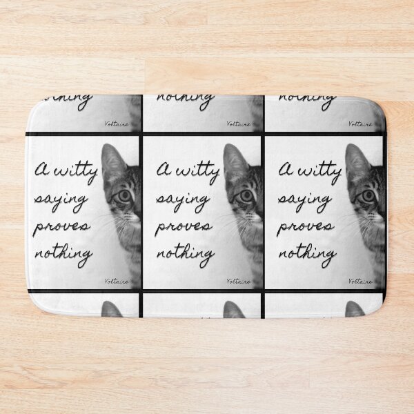 Item preview, A witty saying proves nothing. Voltaire designed and sold by LifeWisdom.