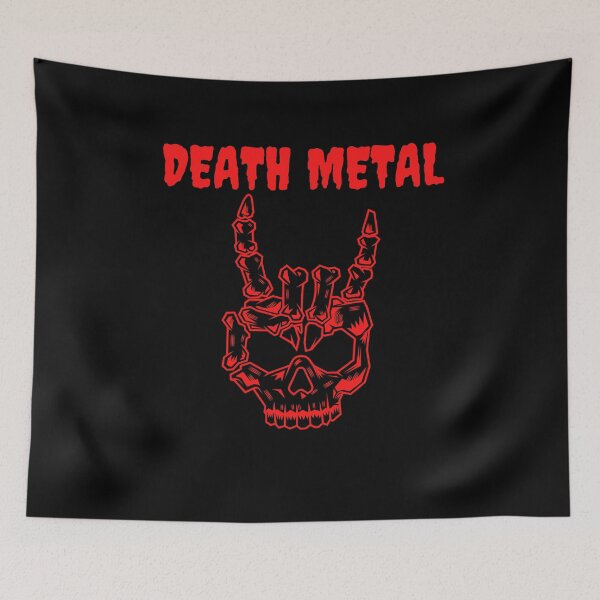 Item preview, Death Metal Punk Skull For Heavy Metal Band And Rock Metal Band As A Death Metal Band designed and sold by Funwithmusic.