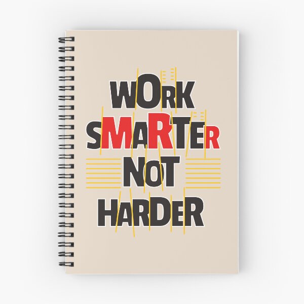 Item preview, Work smarter not harder - A design with Work Smarter Not Harder lettering designed and sold by velisani.