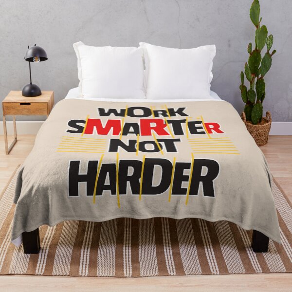 Item preview, Work smarter not harder - A design with Work Smarter Not Harder lettering designed and sold by velisani.