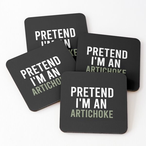 Item preview, pretend I'm an artichoke, funny quote fruit, Vegetable, Gift for Vegetarian or Vegan, Botanical Garden, funny Artichoke Lover, Gardening designed and sold by adjamine.