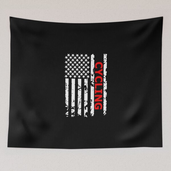Item preview, Cycling Cool Usa Flag Graphic Design Classic T-Shirt designed and sold by krbqalice.